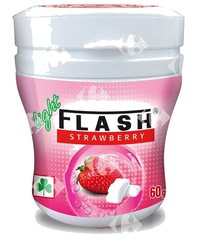 Flacon Chewing-gum Fraise Flash 60 g