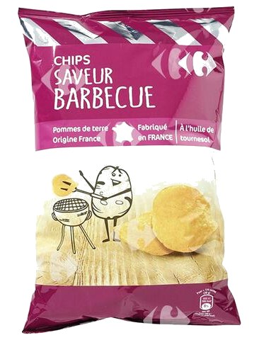 Chips Barbecue Carrefour 135 g