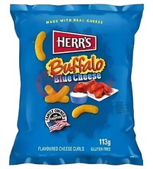 Chips Soufflées Fromage Bleu et Buffalo Herr's 113 g