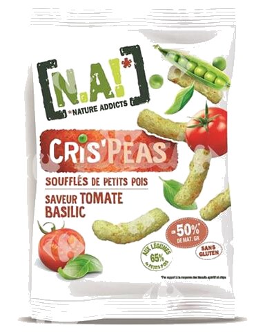 Chips Crisp Peas Tomate Basilic Sans Sucre Nature Addicts 50g
