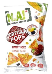 Chips Tortilla Pops Sweet Chili Nature Addict 80g