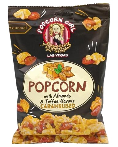 Popcorn Girl Caramélisé avec Amande et Toffee Serano 90 g