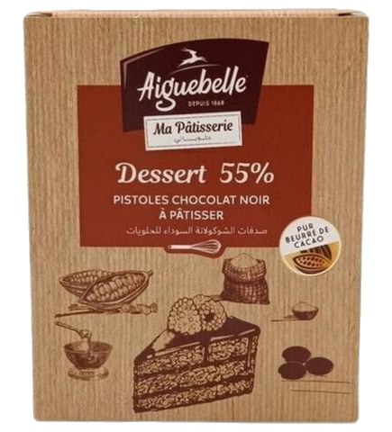 Pistoles Sucre Chocolaté Noir 55% Cacao Aiguebelle 250 g