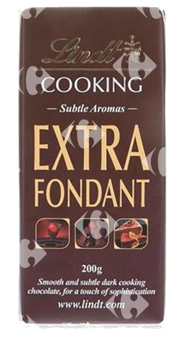 Tablette Chocolat Cooking Extra Fondant Lindt 200 g