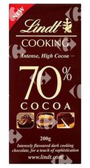 Tablette Chocolat Cooking 70% Cacao Lindt 200 g