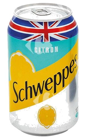 Boisson gazeuse Citron Schweppes canette 33 cl