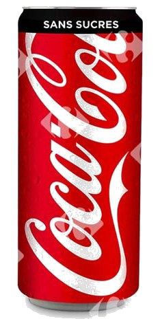 Boisson gazeuse Coca-Cola Zero canette 25cl
