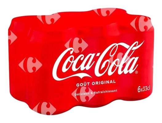 Boisson gazeuse Coca-Cola canette 6x33cl