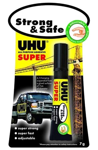 Colle Universelle UHU Super Strong & Safe 7 g