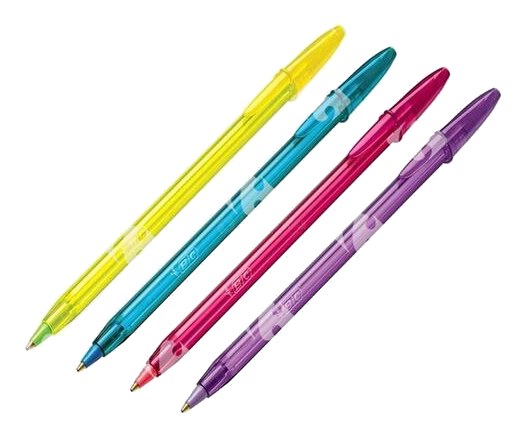 Stylo à Bille Shimmers Couleurs Assorties Bic 4 unités