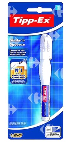 Stylo correcteur Shake and Squeeze Bic 8 ml
