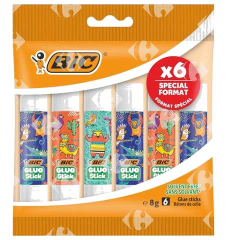 Colle Stick 8 g Décor Pack de 6