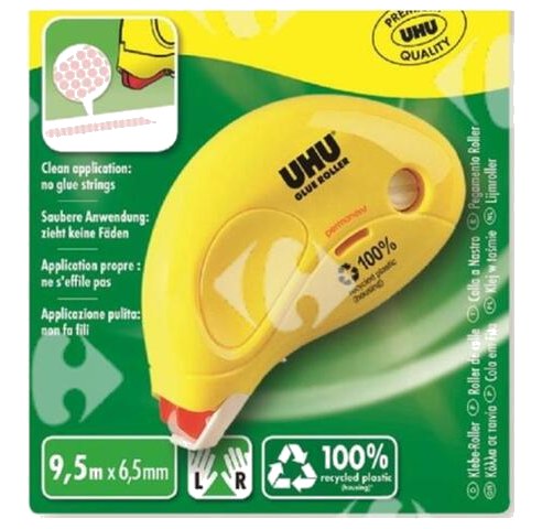 Colle Glue Roller permanente UHU 9,5mx6,5mm