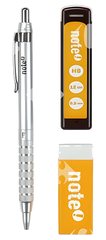 Porte-Mine avec 12 mines 0.5mm HB et Gomme Note