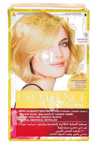 Coloration Crème Blond Très Clair 9 Excellence