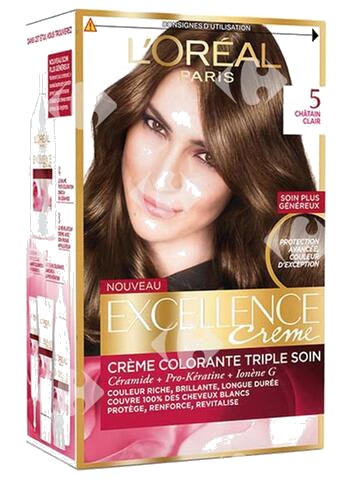 Coloration Crème Châtain Clair 5 Excellence