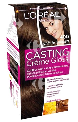 Coloration Crème Châtain 400 sans Ammoniaque Casting