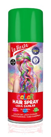 Spray Colorant Cheveux Vert La Fiesta 125 ml