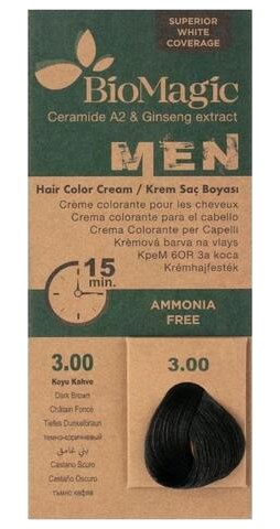 Coloration Homme Châtain Foncé BioMagic 3/00