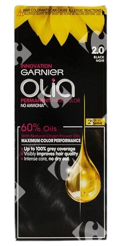 Coloration aux Huiles sans Ammoniaque Noir 2,0 Olia