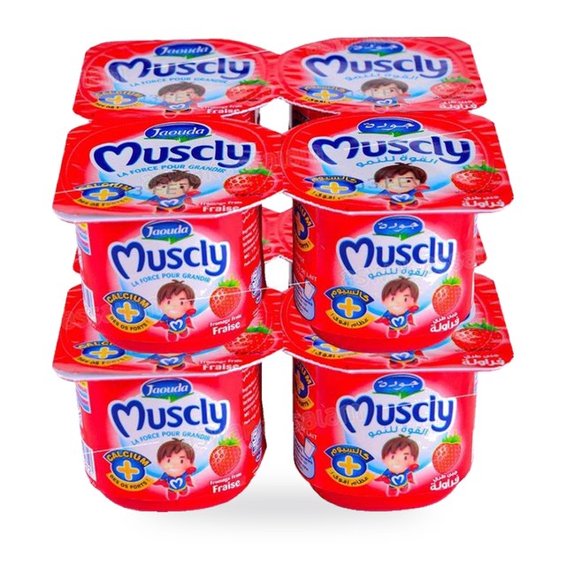 Fromage Frais Fraise Muscly Jaouda 8x80g