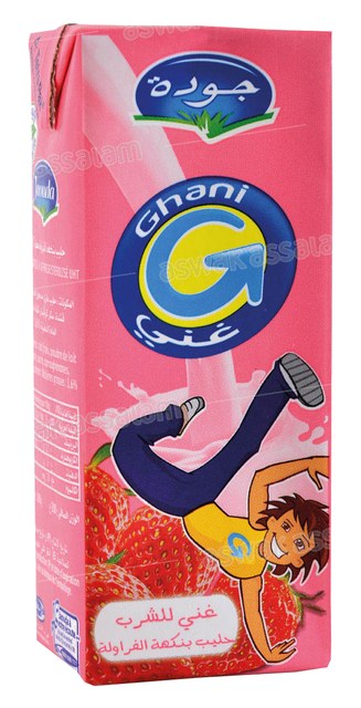 LAIT AROMATISE GHANI FRAISE 200G JAOUDA