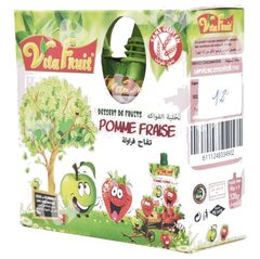 Dessert Pomme Fraise Vitafruit 80 g X4