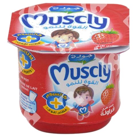 Fromage Frais Fraise Muscly Jaouda 80 g