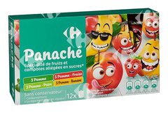 Compotes Assortiment Carrefour 12x90 g