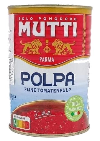 Conserve Pulpe de Tomates Fines Mutti 400 g
