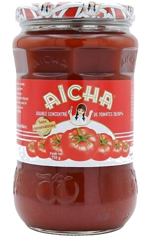 Bocal de Concentré de Tomates Aicha 72cl