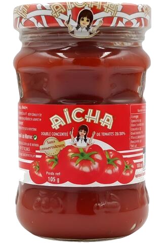 Conserve de Concentré de Tomates Aicha 10,6cl