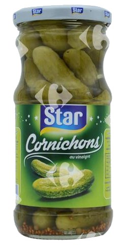 Bocal de Cornichons au Vinaigre Star 37 cl