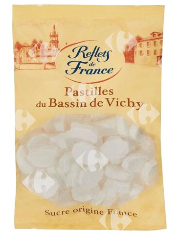 Pastille de Bassin de Vichy Sans gluten, Sans lactose et Sans sucre Reflets de France 230 g