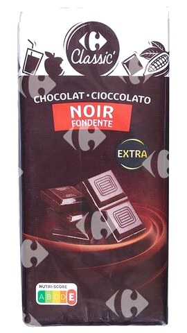 Tablette de Chocolat Noir Extra Carrefour 3x100g