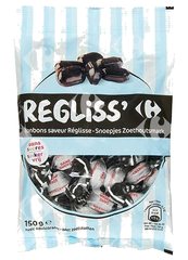 Bonbons Saveur Réglisse Sans Sucres Regliss' Carrefour 150 g
