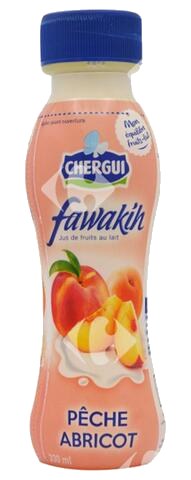 Jus au Lait Pêche Abricot Fawakih Chergui 330 ml