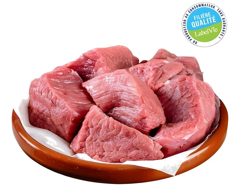 Tagine Sans Os de Bœuf 500 g - Filière Qualité