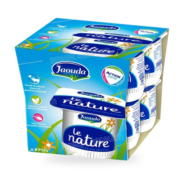 YAOURT NATURE 8*110G PACK JAOUDA