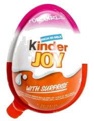 Oeufs en Chocolat Jouet Fille Kinder Joy 20 g