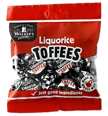 Toffees Réglisse Walker's 105 g
