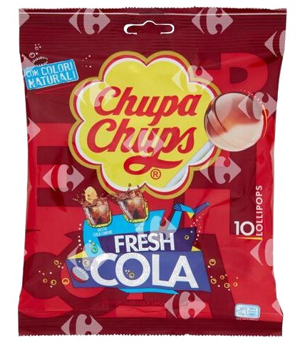 Sucettes Cola Chupa Chups 10 pièces