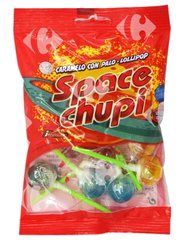 Sucettes Sans Gluten Mojis Space Chupi 8 Unités