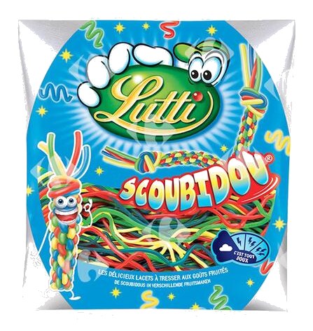 Bonbons Scoubidou Lutti 100 g