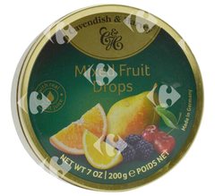 Bonbons Mixed Fruits Drops Cavendish & Harvey 200 g