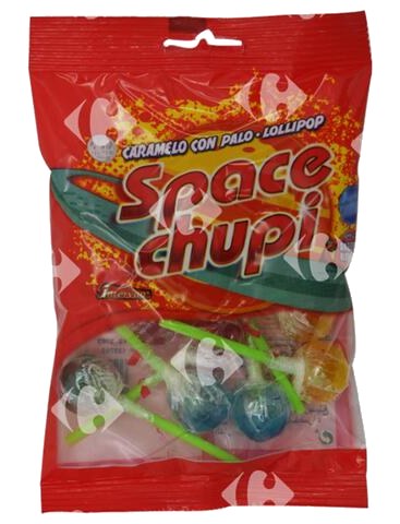 Sucettes Sans Gluten Space Chupi 8 Unités