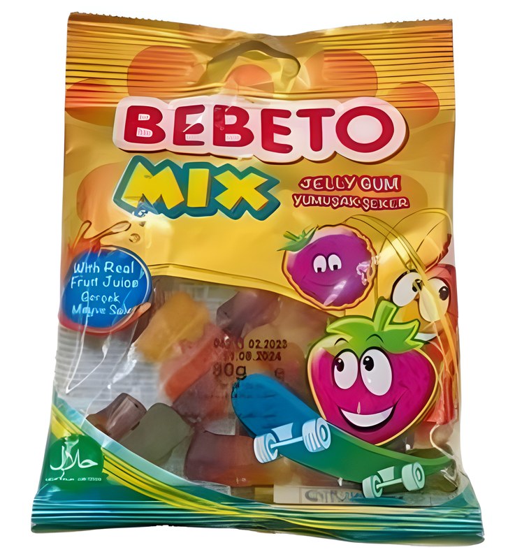Gommes Mix Bebeto 80 g