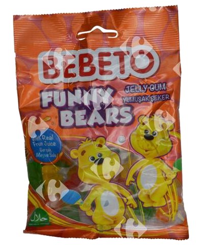 Gommes Funny Bears Bebeto 80 g