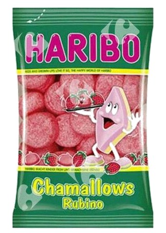 Chamallows Rubino Fraise Haribo 70 g