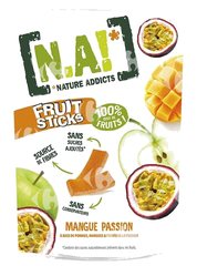 Gommes Fruit Sticks Mangue Passion Nature Addict 35 g